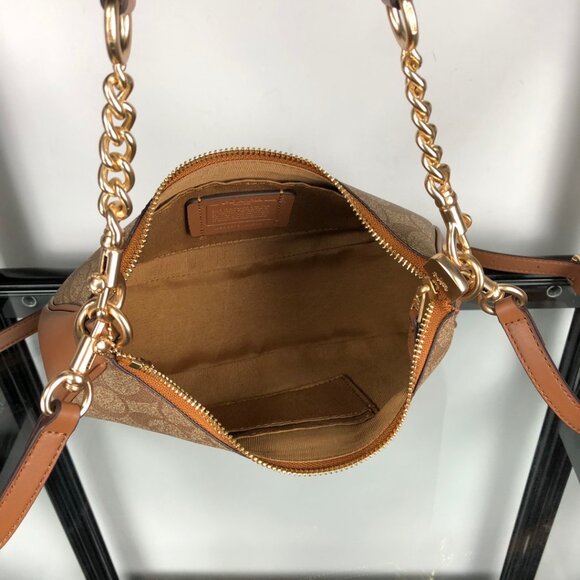Coach teri shoulder bag insignature canvas bag - Picture 5 of 5